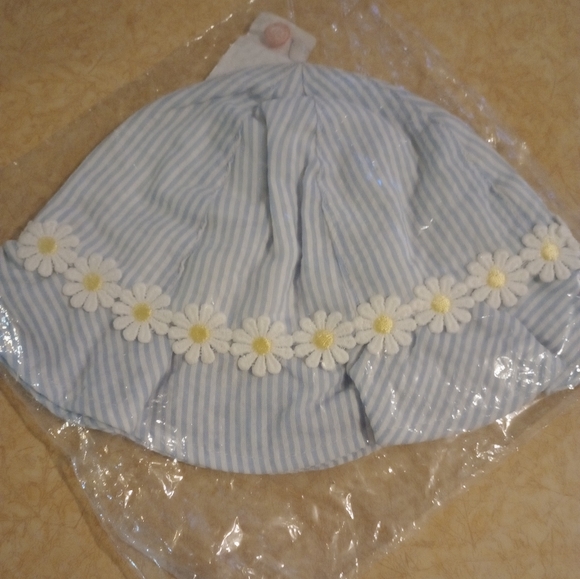 NEW baby girl sun hat bucket hat 12-24 months - Picture 3 of 3
